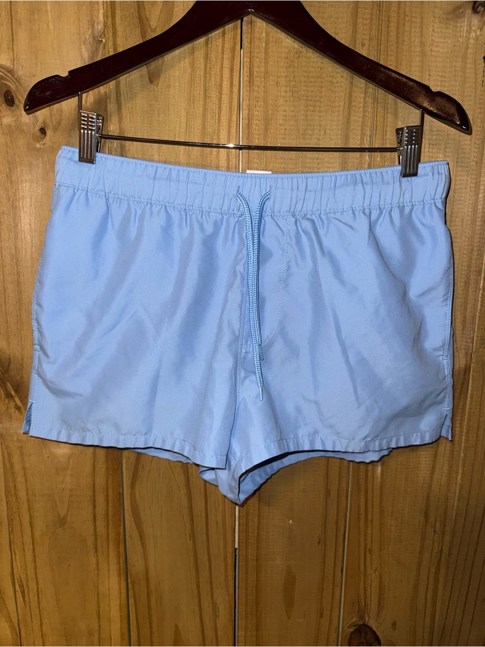 ASOS Light Blue Women's Athletic Drawstring Shorts